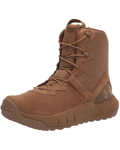Under Armour Micro G Valsetz Lthr Military And Tactical Boot - Bruin