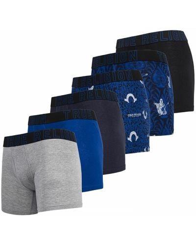 True Religion S Underwear Boxer Briefs - Blue