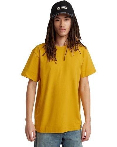 G-Star RAW Essential Loose T-Shirt Donna - Giallo