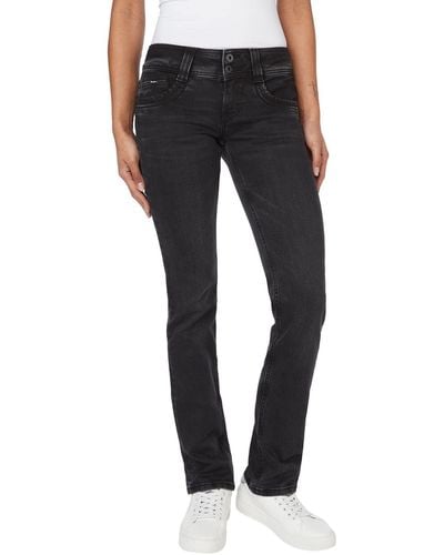 Pepe Jeans Gen, Jeans Mujer, Negro - Azul
