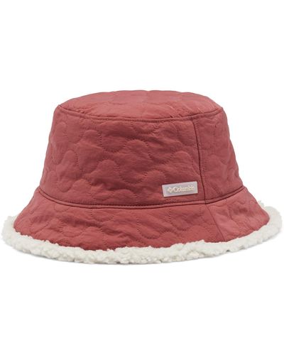 Columbia Winter Pass Reversible Bucket Hat - Red