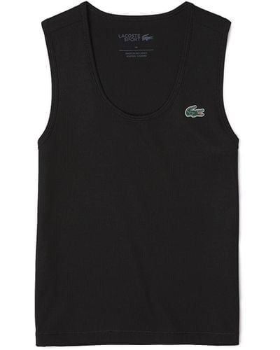 Lacoste Tf4874 Turtle Neck T-Shirt - Schwarz
