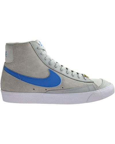 Nike Blazer Mid '77 Nrg Emb Lace-up Multicolour Suede Leather S Trainers Cv8927 001 - Blue