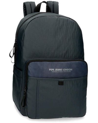 Pepe Jeans Factory Rucksack für Laptops mit 39,6 cm - Blau