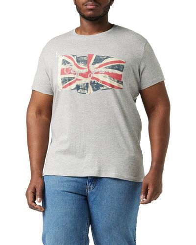Pepe Jeans Flag Logo N T-Shirt - Weiß