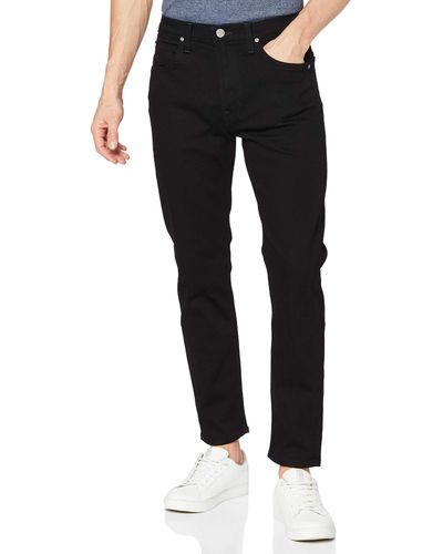 Lee Jeans Tapered Fit - Schwarz - Clean Black W27-W40 Jeanshose Stretchjeans 98,5%