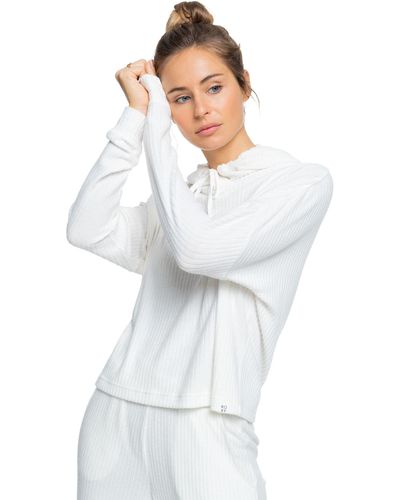 Roxy Comfy Place Cozy Sweatshirt - Bianco