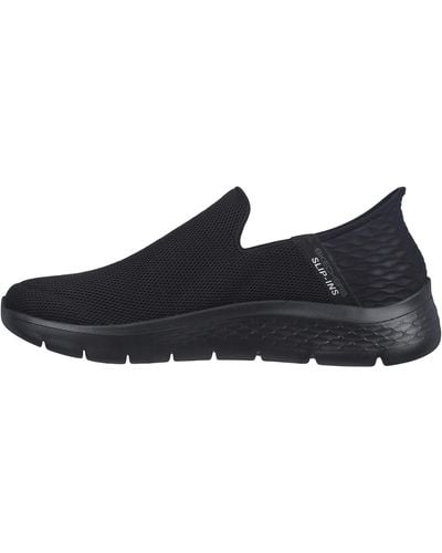Skechers Gowalk Flex Hands Free Slip-ins Athletic Slip-on Casual Walking Shoes Sneaker - Black