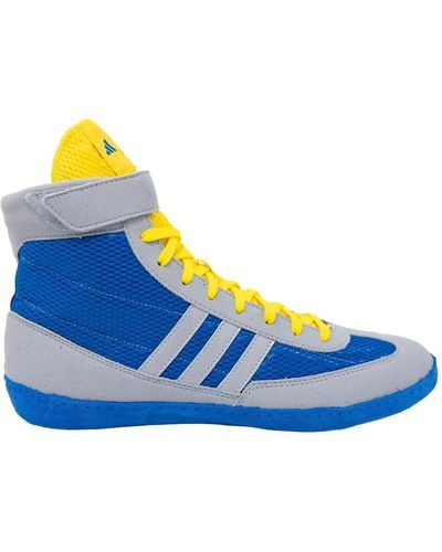 adidas Combat Speed 4 Wrestling Shoes - Blue
