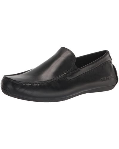 Cole Haan S Grand City Venetian Driver Driving Style Loafer - Black