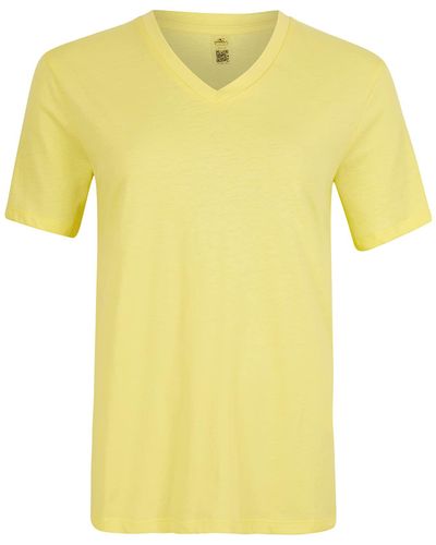 O'neill Sportswear Essentials V-Neck T-Shirt - Gelb