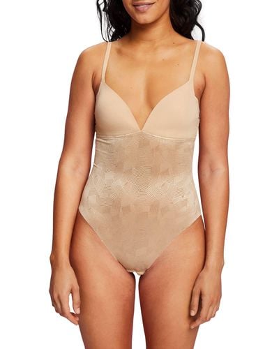 Esprit Shapewear Bodysuit Soft Shaping Lace Soft Body,dusty Nude,85a - Meerkleurig