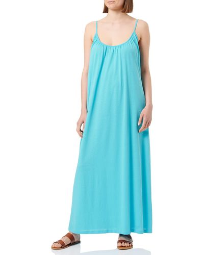 Vero Moda Vmluna Noos Singlet Ankle Dress - Blue
