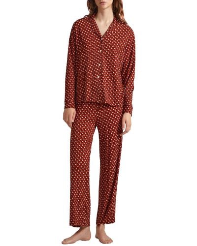 Pepe Jeans Art PJ Pajama Set - Rot
