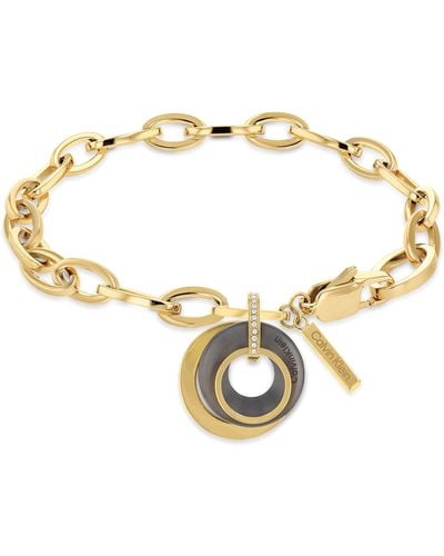 Calvin Klein Jewelry Chain Bracelet - Metallic