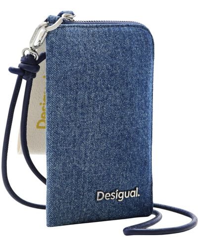 Desigual Accessories Denim Medium Wallet - Blue