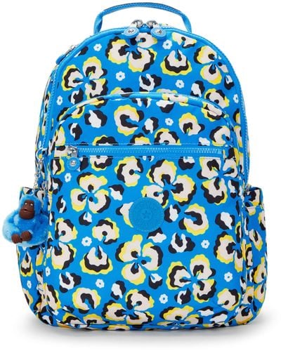 Kipling Basic Seoul Backpack L Deep Sky Blue - Blau