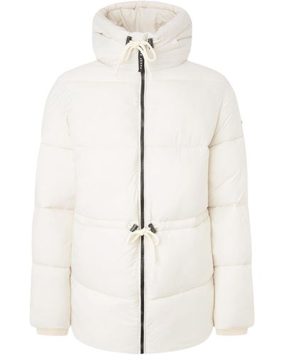 Pepe Jeans Misty Puffer Jacket - Natur