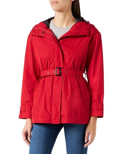 Geox W Delray Woman Jackets - Red