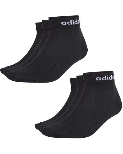 adidas 6 Paar Nc Ankle Performance Sneakers/quarter Sokken Unisex Korte Sokken Ge6177 - Zwart