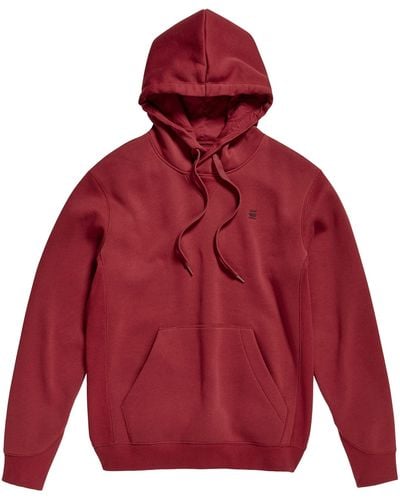 G-Star RAW Premium Core Hooded Sweatshirt - Red