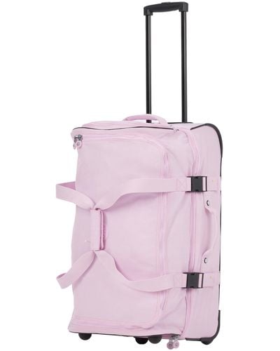Kipling Teagan M Upright Luggage - Pink