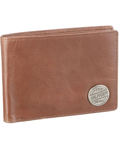 Tommy Hilfiger Hilfiger Denim Trent Wallet W/CC & Coin Pocket BM56913287 - Braun
