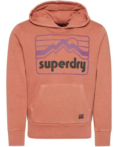Superdry Sweatshirt 'vintage 90er terrain' - Pink