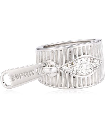 Esprit Ring Open Up Sterling-Silber 925 - Schwarz