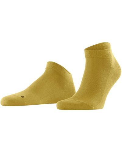 FALKE Sensitive London Trainer Socks Wide Tops For A Soft Grip On The Leg Suitable For Diabetics Flat Seam In Toe Area For Dress - Green