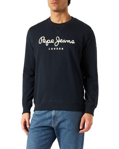 Pepe Jeans George Crew Pullover - Blau