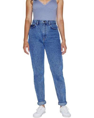 American Apparel High-waist Jean - Blue