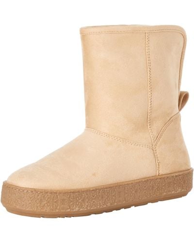 Amazon Essentials Bota de Borreguillo Mujer - Neutro