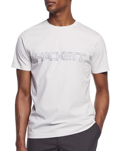 Hackett Essential Hoody FZ Hooded Sweatshirt - Weiß