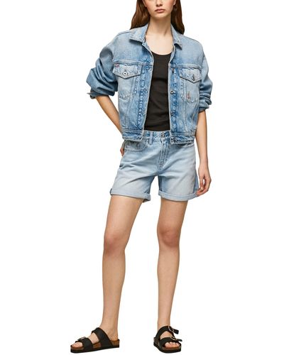 Pepe Jeans Mable Shorts - Blauw