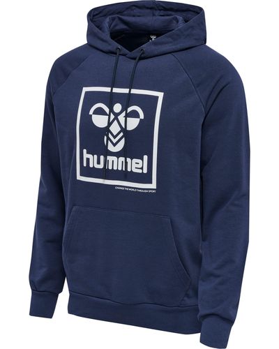 Hummel Sportsweatshirt dunkelblau/weiß XXL
