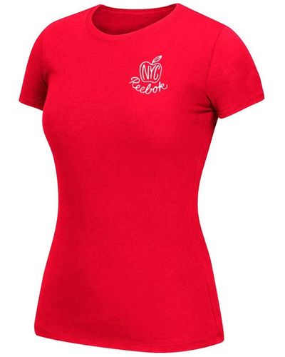 Reebok 2017 Crossfit Red Nyc Apple T-shirt Cs5497