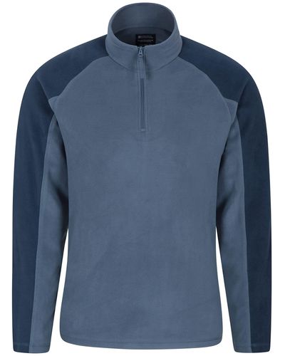 Mountain Warehouse Fleecepullover - Fleece-Sweater aus Microfleece für - Blau