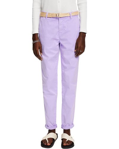 Esprit 023ee1b333 Trousers - Purple