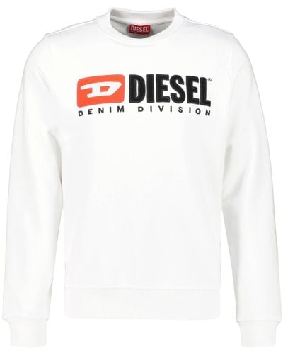 DIESEL Sweatshirt S-Ginn-Div - Weiß