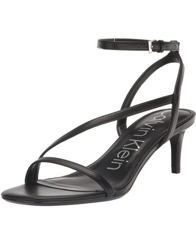 Calvin Klein Iryna Heeled Sandal - Black