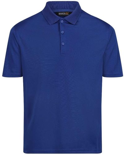 Regatta Professional S Pro Wicking Casual Polo Shirt - Blue