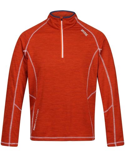 Regatta Yonder Powerstretch Pullover RMT172 S orange - Rot