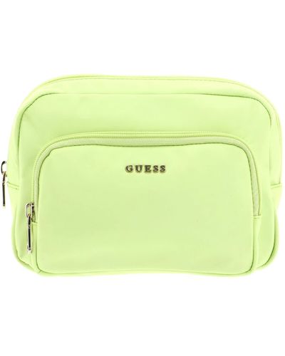 Guess Cosmetic Pouch Lime - Groen