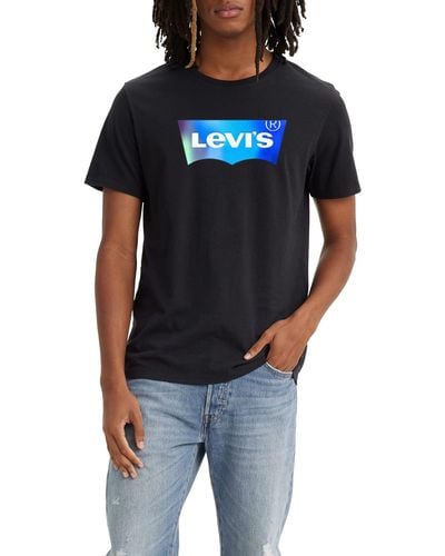 Levi's Graphic Crewneck Tee - Negro