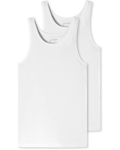 Schiesser 95/5 Unterhemd 176038-6er Pack White 6 - Weiß