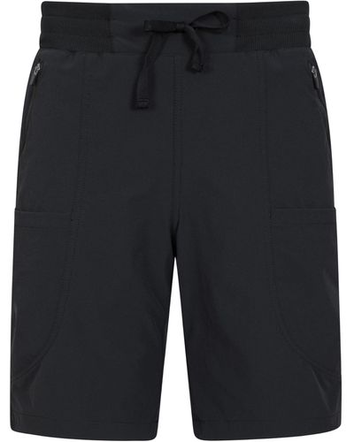 Mountain Warehouse Quick Dry & 4-way Stretch Ladies Trousers With Elastic - Black
