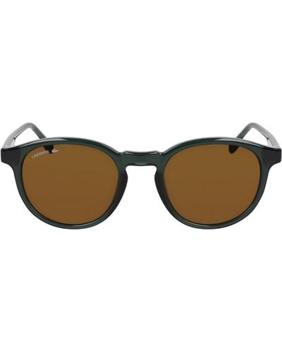 Lacoste L6030s Round Sunglasses - Black