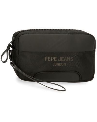 Pepe Jeans Bromley Handbag Black 24.5x15x6cm Polyester