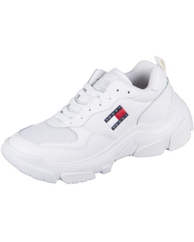 Tommy Hilfiger Tommy Jeans Tjw Lightweight Hybrid Runner Trainers - White